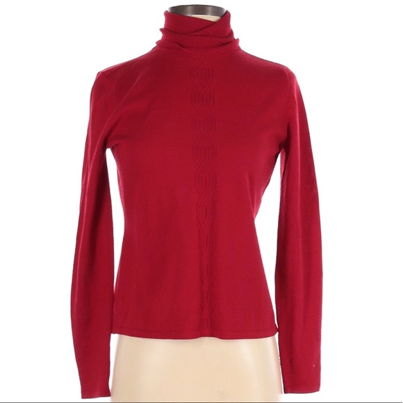 Casual Corner Sweaters - Casual Corner Italian Merino Wool Knit Sweater Top